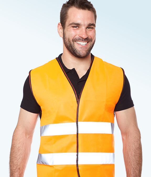 Gilets fluos personnalisés