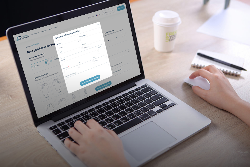 Devis gratuit pour l'impression de vêtements